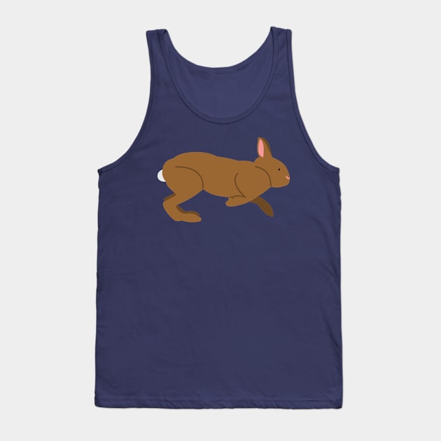 Chocolate Bunny Rabbit for Easter Day and Every Day Tank Top by evisionarts